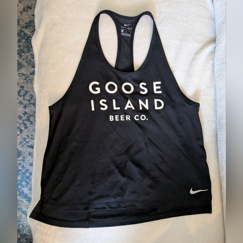 Nike Goose Island Beer Co Brewery Dri Fit Active Tank Size Med